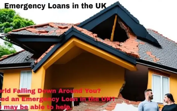 Emergency Loans needed when your house collapses - like in the picture